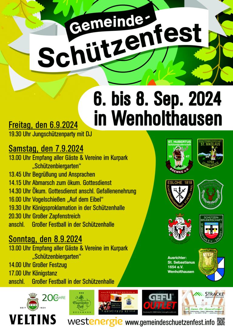 Plakat Gemeindeschützenfest 2024